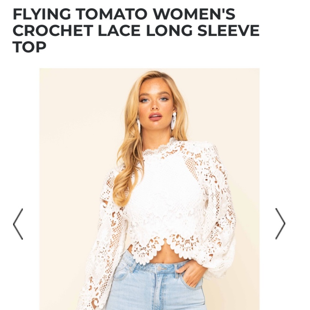 BNWT Lace Shirt